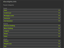 Tablet Screenshot of discolights.info